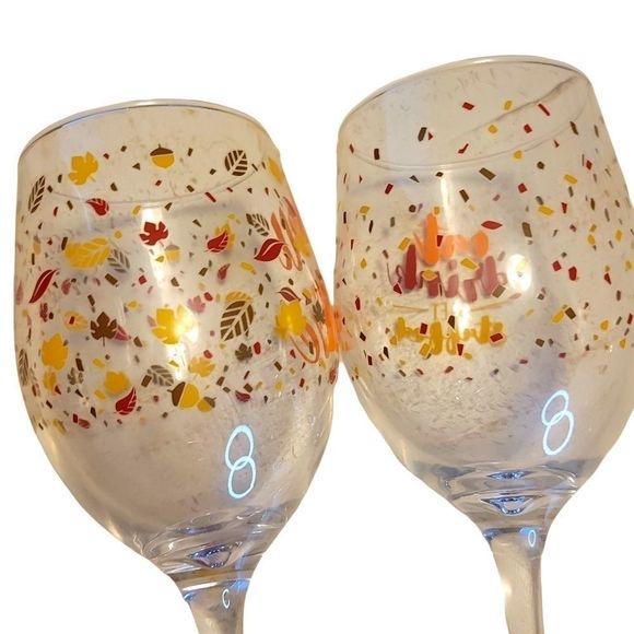 Wine glasses Fall Gift Set - Picture 7 of 12